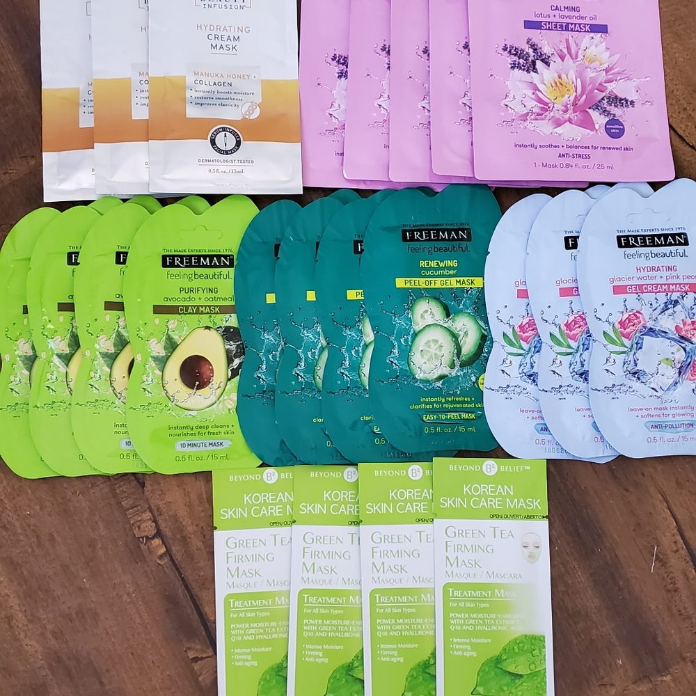 Assorted face masks